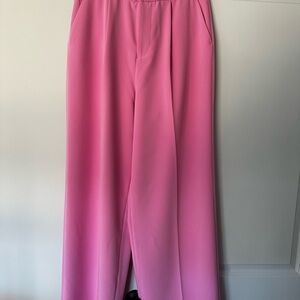 Elie Tahari Vibrant Pink Wide Leg Pants